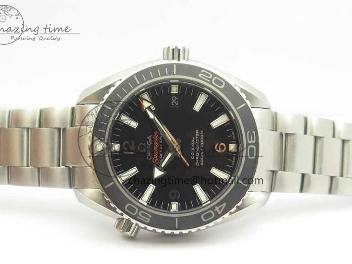 0718 Durable Planet Ocean Professional Ceramic Bezel 42mm 1:1 MK Best Edition Silver Markers On SS Bracelet A 8085